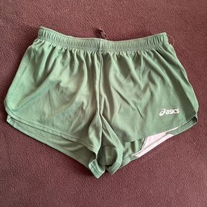 Asics Men’s Running Shorts High Side Slit Full Lined Brief Workout Gym Track